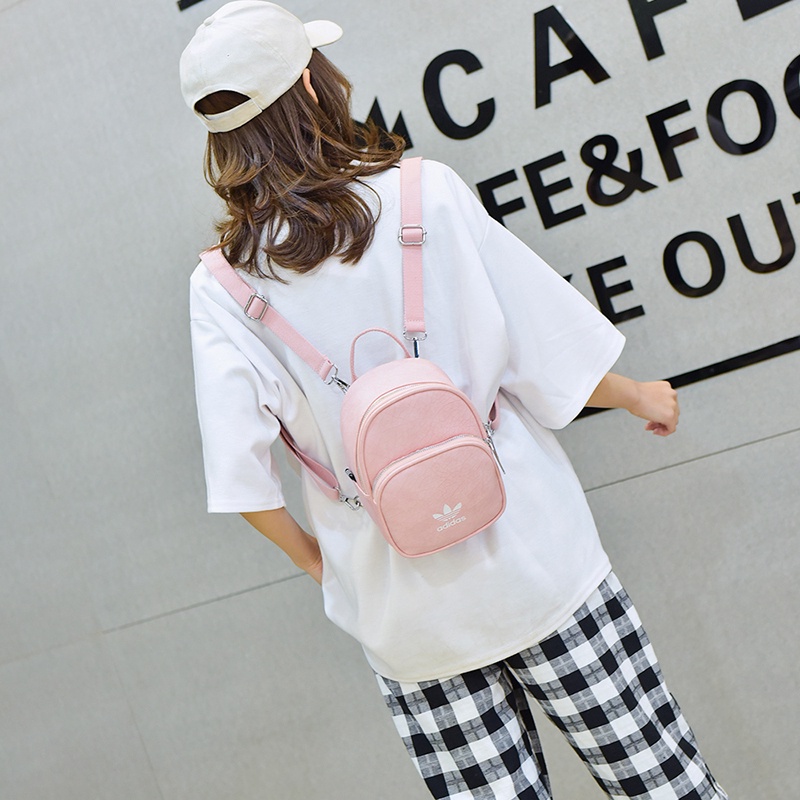 Ba Lô Da PU ADIDAS Chống Thấm Nước Thời Trang Cho Nữ