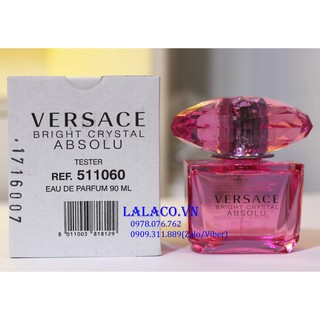 [Tester] Nước Hoa Nữ Versace Bright Crystal Absolu EDP 90ml - phong cách hiện đại, nữ tính, gợi cảm.