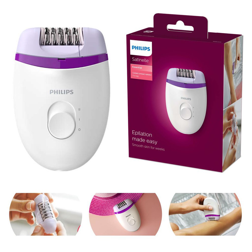 MÁY NHỔ LÔNG PHILIPS SATINELLE BRE225  HÀNG CHÍNH HÃNG PHILIPS