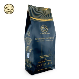 Túi 250Gr Richness Espresso Cà Phê Pha Máy Chuẩn Vị Châu Âu Thượng Hạng |100% Cà Phê Sạch | 90S Coffee Vietna