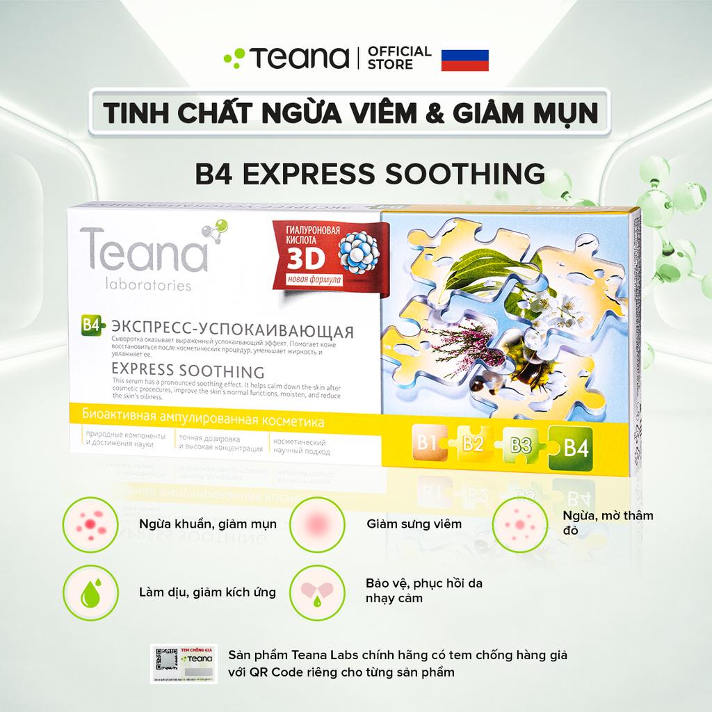 Serum Teana B4 express soothing giảm mụn, làm dịu và phục hồi da