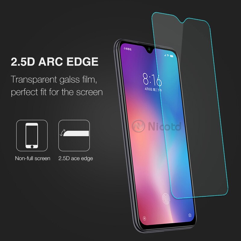 Bảo Vệ Kính Cường Lực Hd Cho Xiaomi Mi 9 8 Pocophone F1 Redmi 6 Pro 6a Note 5 Mi A1 A2 Lite