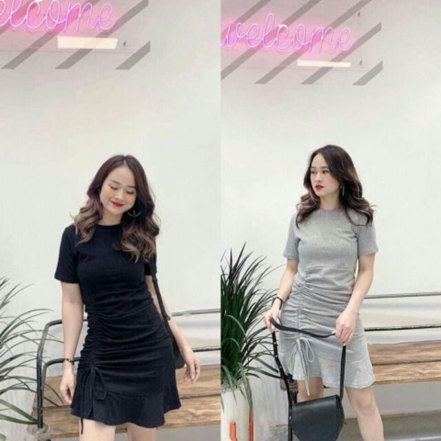 Đầm Rút Bên Đuôi Cá - có Hình thật - A2DDC | BigBuy360 - bigbuy360.vn