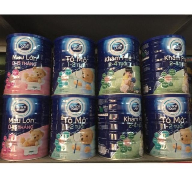 (CÓ QUÀ)(date mới)sữa bột cô gái hà lan dutch lady mama, mau lớn, tập đi, tò mò, khám phá, sáng tạo