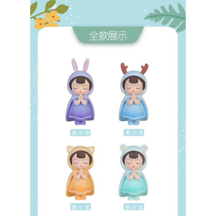 Búp Bê Hoạt Hình Thủ Công Bằng Nhựa resin Dễ Thương Sáng Tạo Trang Trí Bể Cá