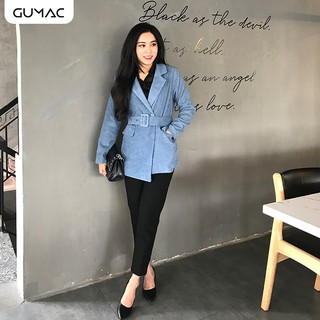 Áo khoác nữ gân đai eo GUMAC A12910