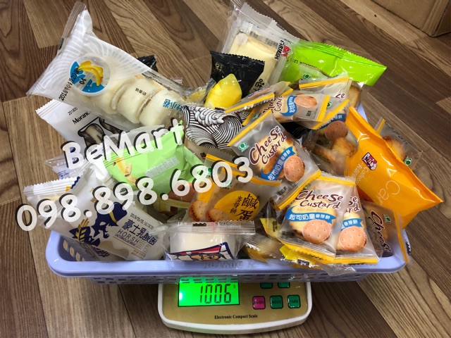 [HCM] MIX TRÊN 16 LOẠI BÁNH TƯƠI ĐÀI LOAN 1kg tầm 28-30 cái