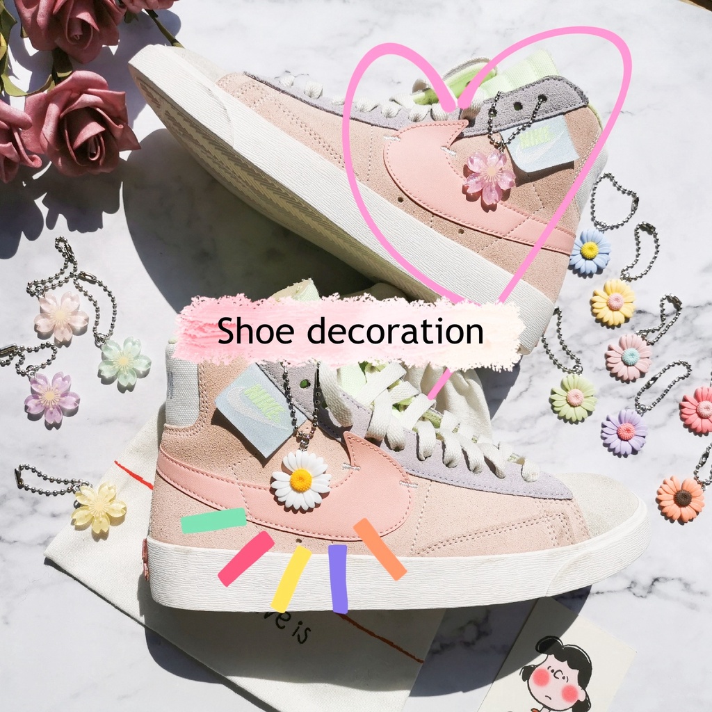1 Dây Phụ Kiện Trang Trí Giày Hình Bông Hoa Xinh Xắn