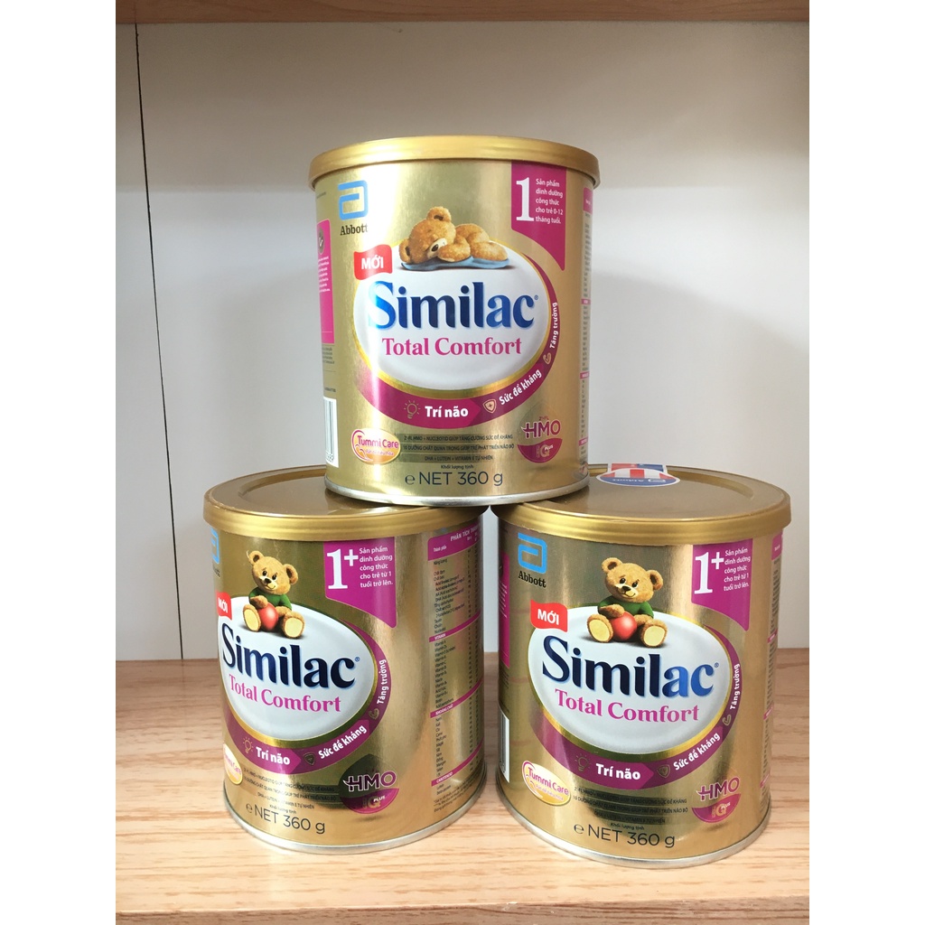 Sữa Similac Total Comfort (MẪU MỚI ) số 1, 1+ 360G - Cho bé đầy hơi, nôn trớ, tiêu hóa kém, kém dung nạp Lactose