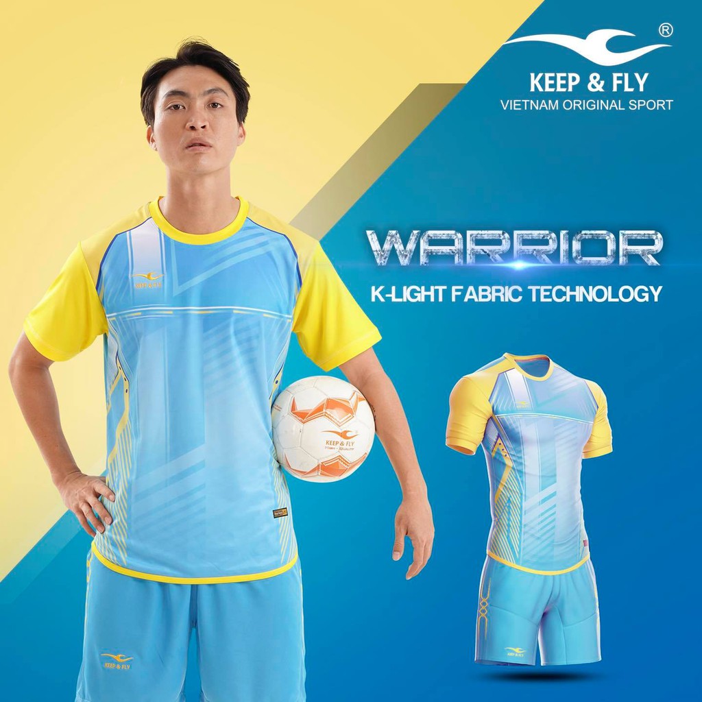 Bộ Quần Áo Bóng Đá Warrior - Tuấn Anh x Keep & Fly