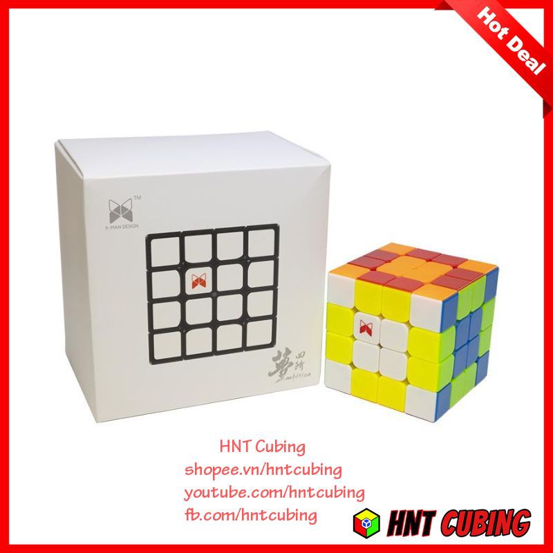 Rubik 4x4 QiYi XMD Ambition Rubik 4 Tâng Cao Cấp | HNT Cubing