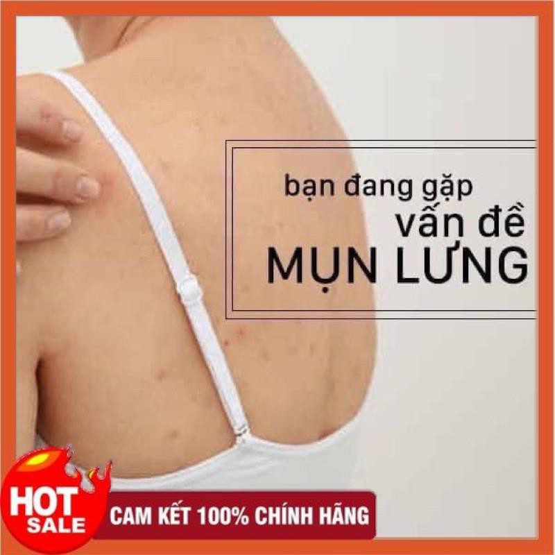 SERRUM Mụn Lưng khỏi sau 7 ngày sử dụng