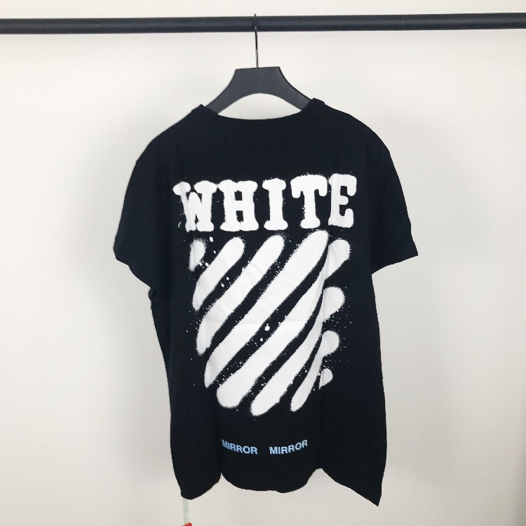 Áo thun tay lỡ unisex Form rộng Off-White Đen form rộng | Lee Hoàng Group | BigBuy360 - bigbuy360.vn