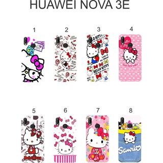 Ốp lưng Huawei Nova 3e dẻo in hình Kitty