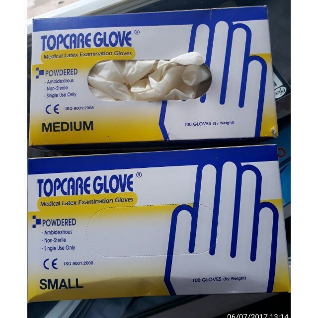 Găng Tay Y Tế Topcare Glove ⚡FOLLOW Shop Giảm [5%]⚡ Găng Tay Y Tế  Topcare Glove Hộp 50 Đôi