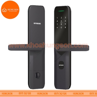 Khóa tay nắm điện tử huy hoàng hd 11 phiên bản màu đen