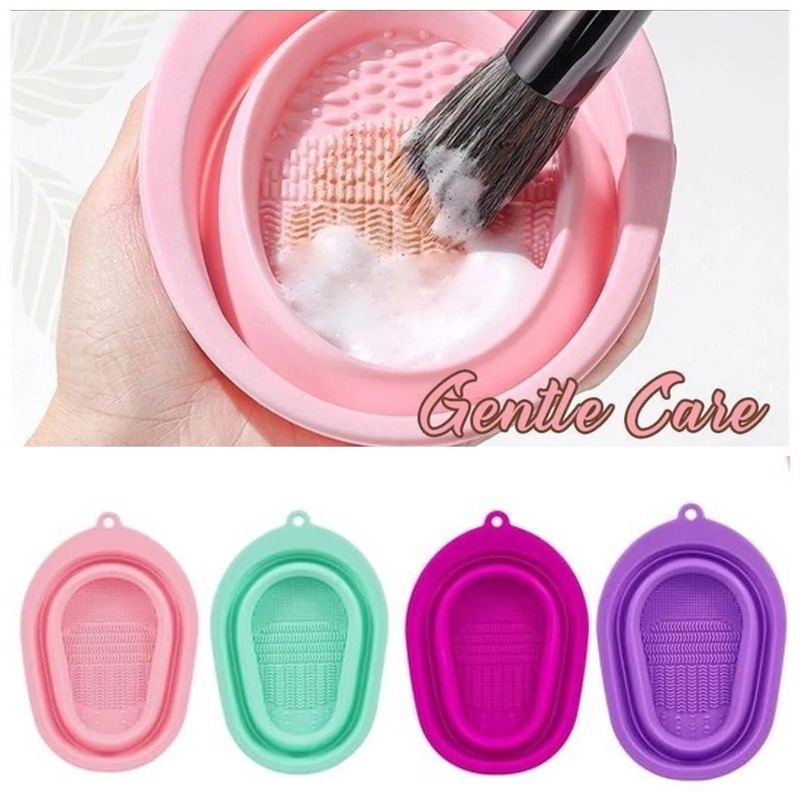 Miếng Silicone Vệ Sinh Cọ Trang Điểm 4 Màu Tùy Chọn