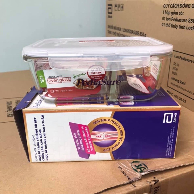 HỘP CƠM VĂN PHÒNG THUỶ TINH LOCK & LOCK CAO CẤP  QKM PEDISSUA | BigBuy360 - bigbuy360.vn