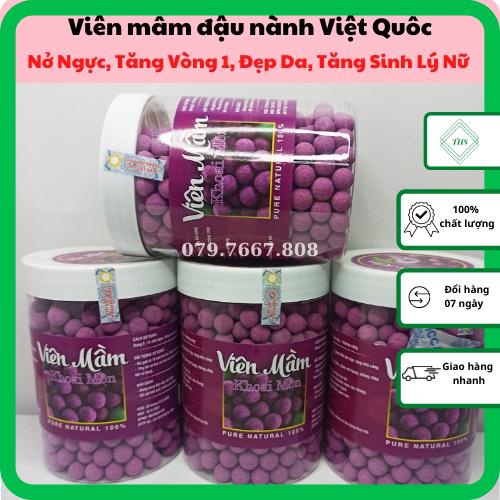 500gr Viên Mầm Đậu Nành Khoai Môn Tăng Vòng 1 Nở Ngực Đẹp Da Tăng Cân Giảm Cân Có Chứng Nhận An Toàn Thực Phẩm- Handmade