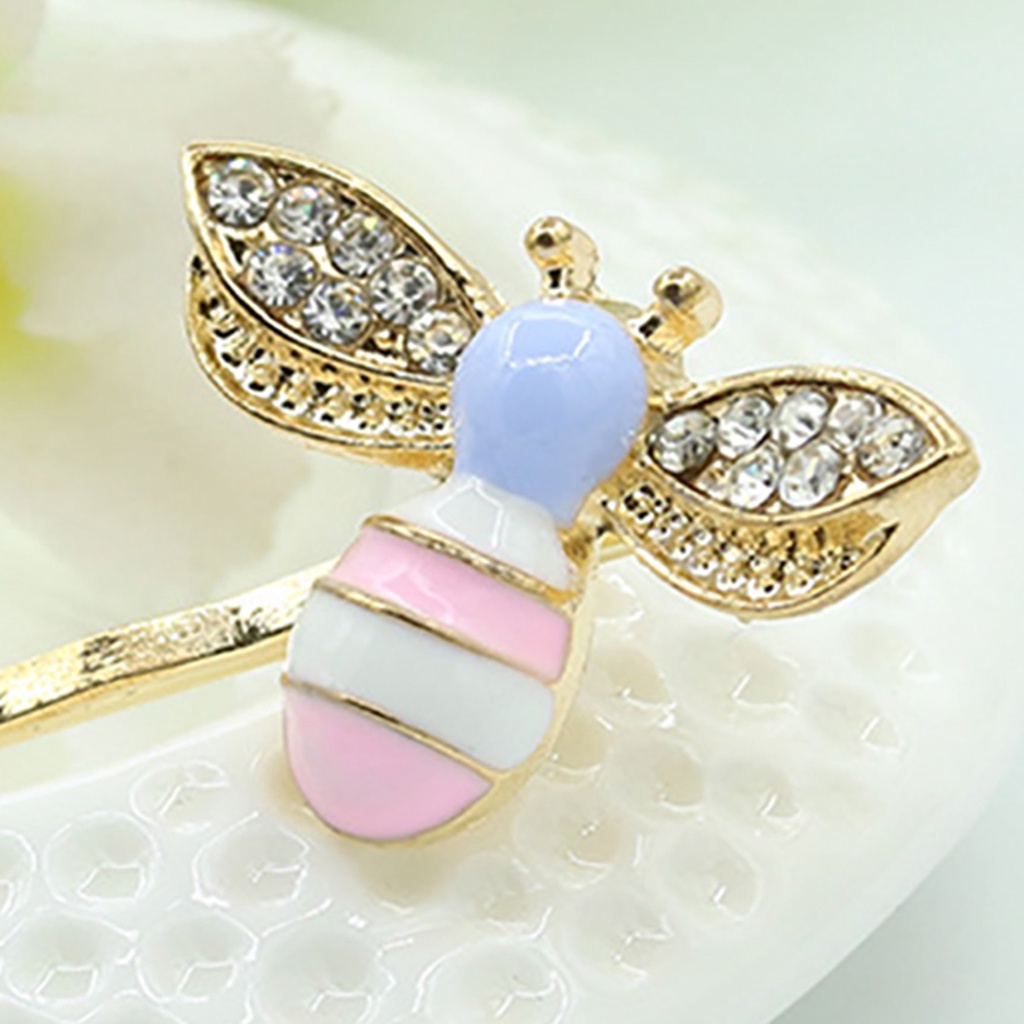 Kẹp tóc nữ hình chú ong đính đá thời trang