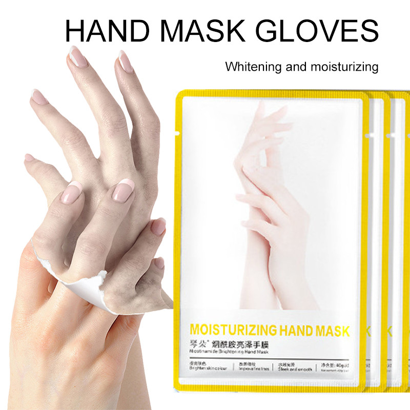 (Hàng Mới Về) Cặp Mặt Nạ Tay Nicotinamide Tẩy Tế Bào Chết Dưỡng Ẩm Da Tay 35g