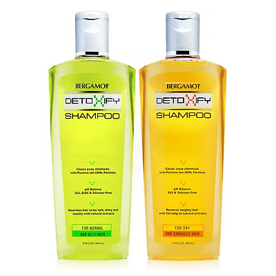 Dầu Gội (200ml) & Dầu Xả (220ml) Thải Độc Bergamot Detoxify