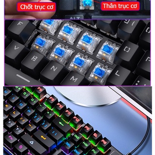 Bàn phím cơ Gaming ZK3 FULL LED, gõ cực đã cho laptop máy tính PC, cổng USB