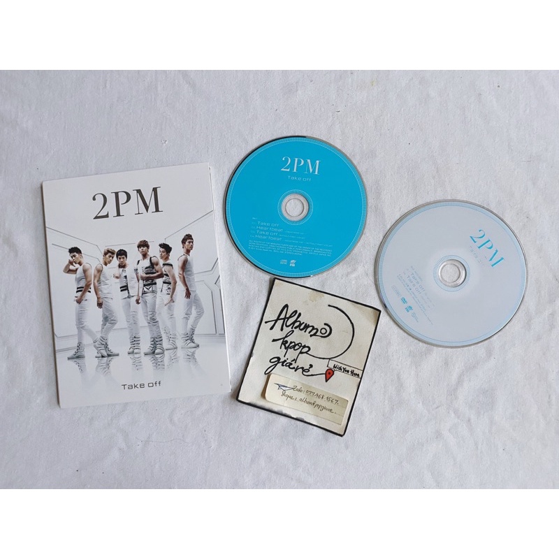 2PM Album Nhật Take Off đã khui seal, gồm CD DVD và mini booklet như hình.