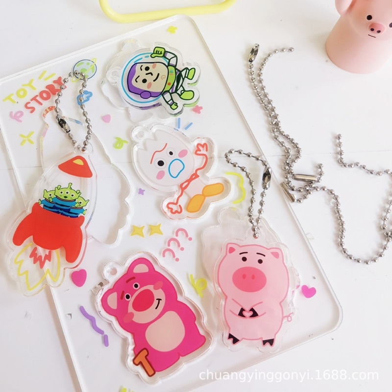 Bộ 5 móc khoá cute Toy Story siêu cute