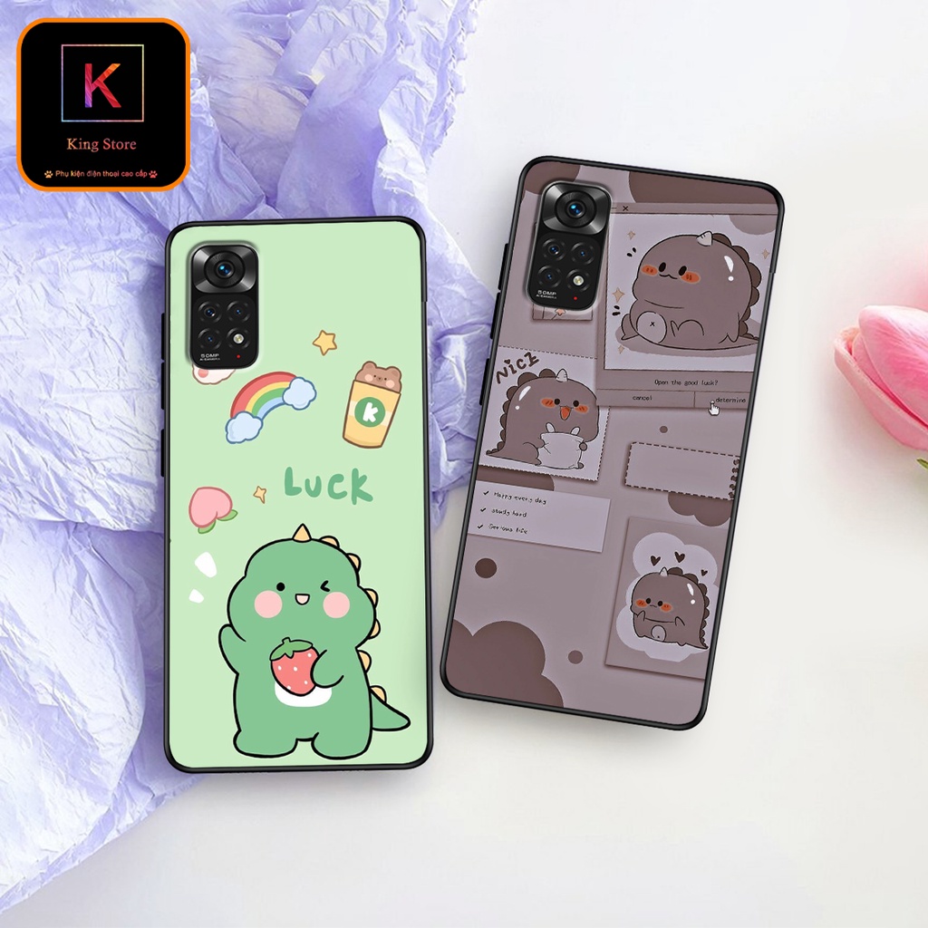 Ốp lưng Redmi Note 11 - Redmi Note 11s - Redmi Note 11s 5G Bản Quốc tế - Ốp in hình khủng long,dinosaur - chất liệu TPU