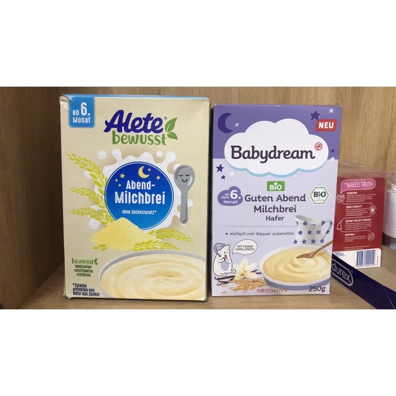 [Sale]Bột ăn dặm Babydream 200g/Alete 400g