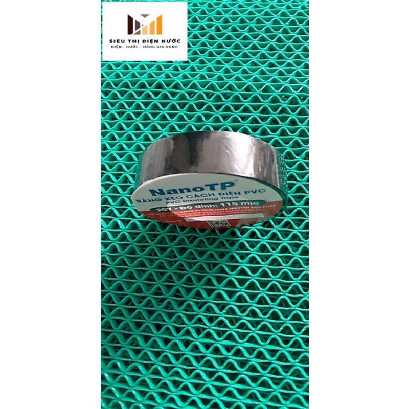 Cuộn băng keo điện NaNo 10 ya,20ya trắng ,đen