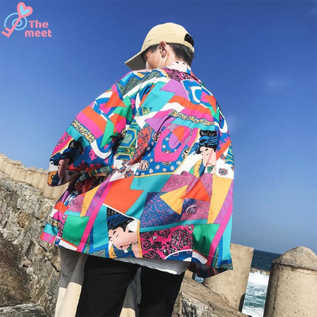 Áo Sơ Mi Tay Lỡ Form Rộng Thời Trang Dành Cho Nam