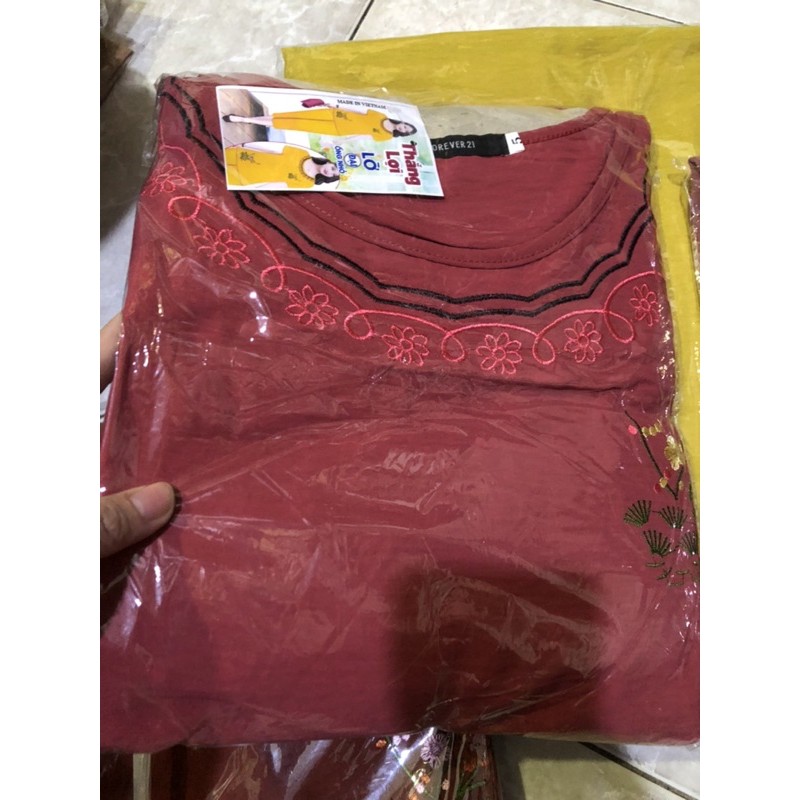 Đồ bộ trung niên vải đũi