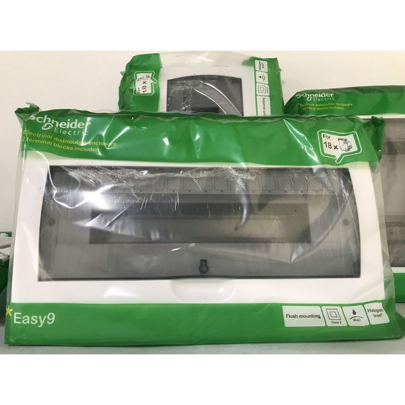 Tủ điện nhựa âm tường Schneider E9 từ 4 đến 36 module, , tủ Át Aptomat, tủ cầu dao.