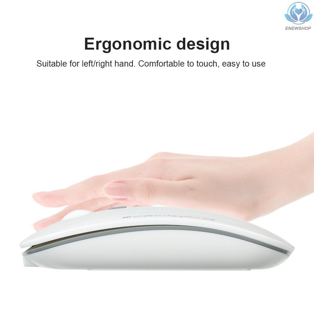 【enew】Wireless Mouse Wireless Silent Mouse USB Charging Mouse 2.4G Ultra Thin for Laptop PC Desktop