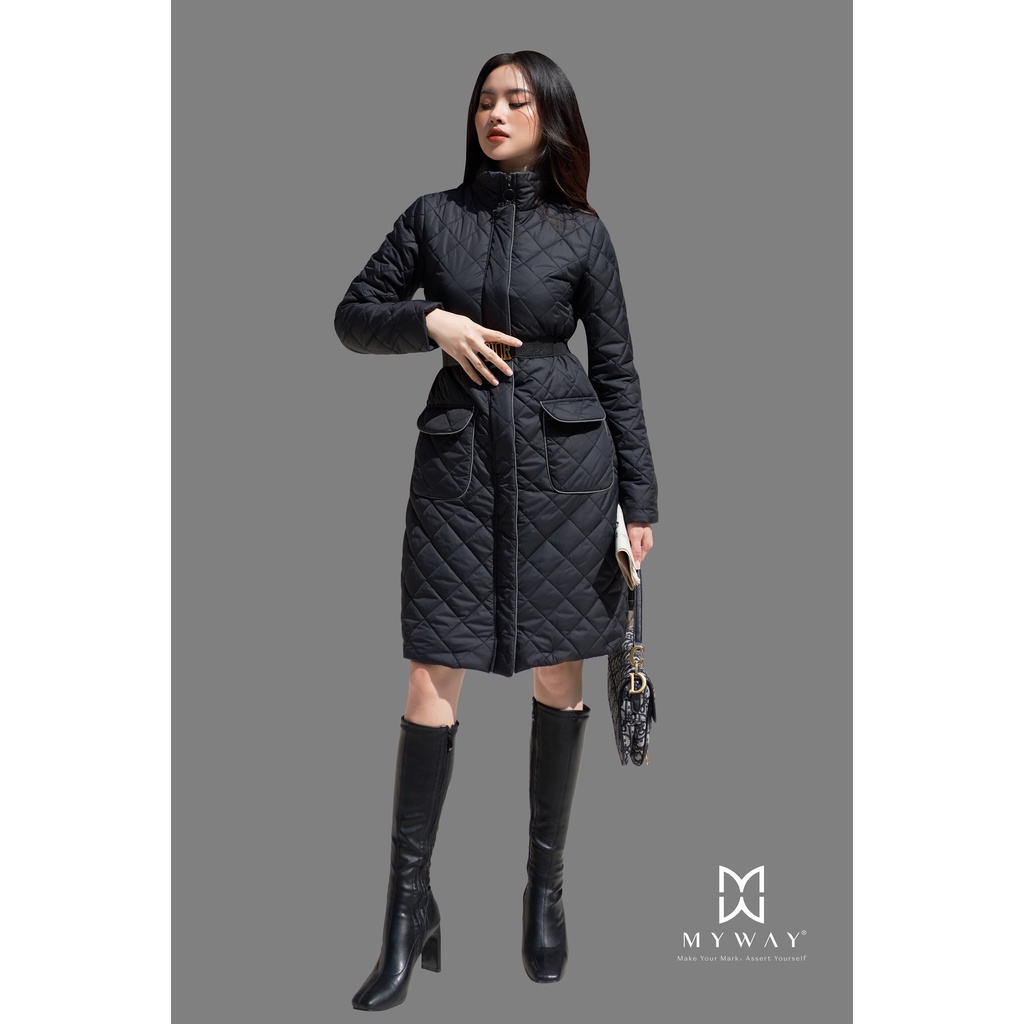 Áo Phao Nữ MY WAY Dáng dài Trần Bông Cao Cấp 1MAP2005