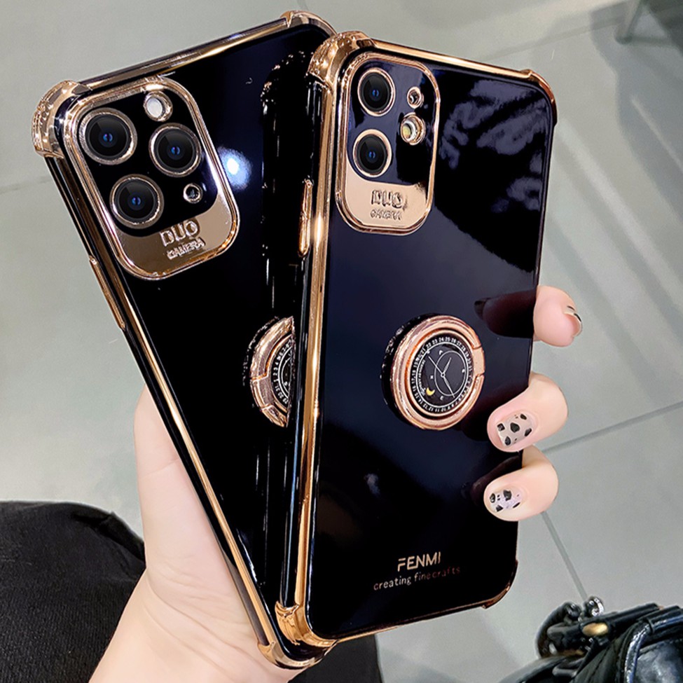 Ốp lưng iPhone 11 Pro Max viền vuông sang trọng dành cho compatible for iPhone 13 13Pro 13promax 11 Pro Max 12 iphone x xs max xr 7 8 plus