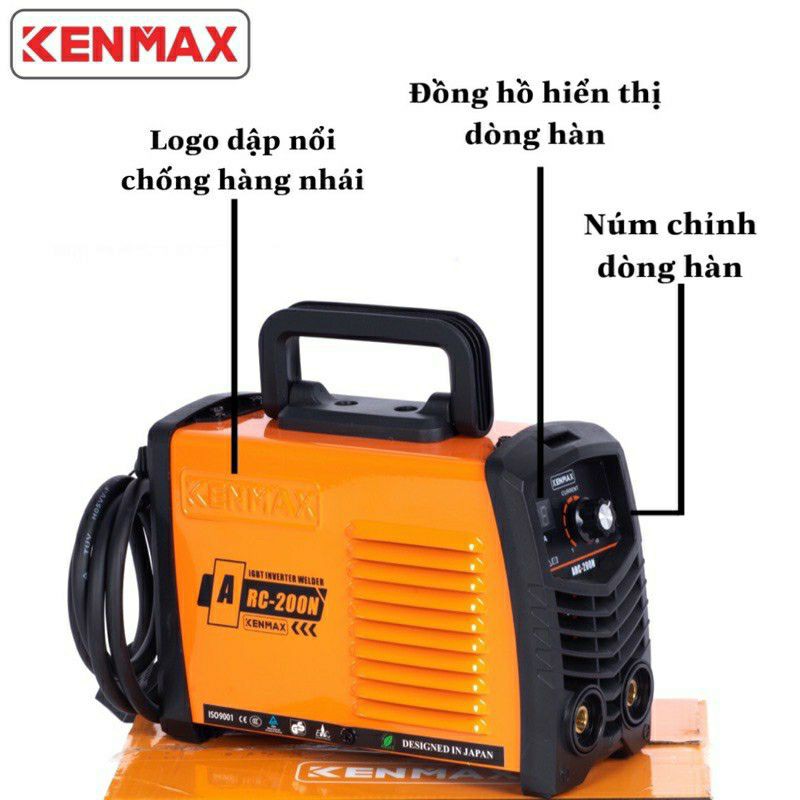 Máy hàn Kenmax ARC 200N ( Có đồng hồ) ⚡️Cải tiến nhất 2020-TẶNG FULL BỘ PHỤ KIỆN ⚡️ ⚡️ THƯƠNG HIỆU NHẬT BẢN