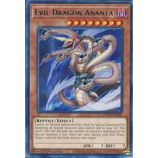 Thẻ bài Yugioh - TCG - Evil Dragon Ananta / ANGU-EN042