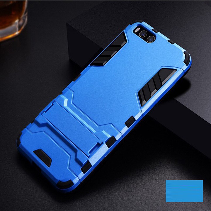 Ốp lưng Xiaomi Mi6, Mi 6 chống sốc Iron man có chân dựng máy