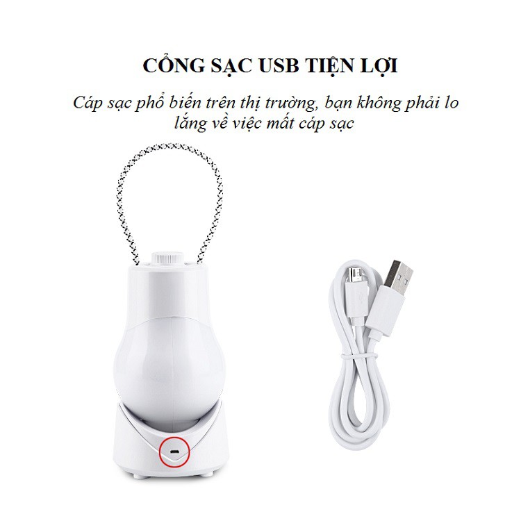 Đèn Led ❤️FREESHIP❤️ Đèn Led  Tích Điện Thiết Kế Cầm Tay Thông Minh UT-039