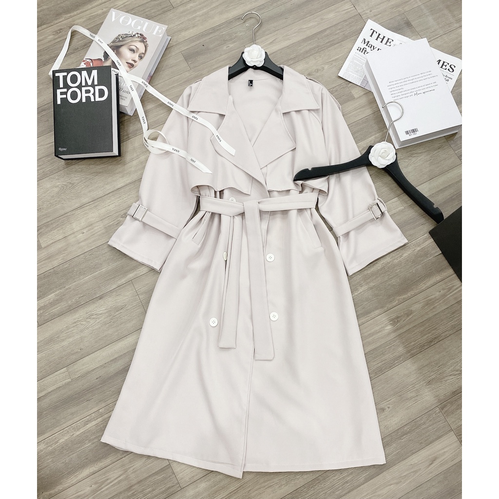 Áo khoác Mangto nữ dáng dáng dài một lớp Mint Colorful | BigBuy360 - bigbuy360.vn