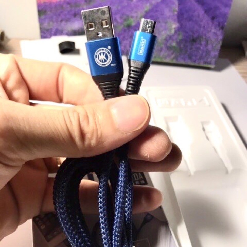 Cáp sạc micro usb chính hãng MK cho samsung, oppo