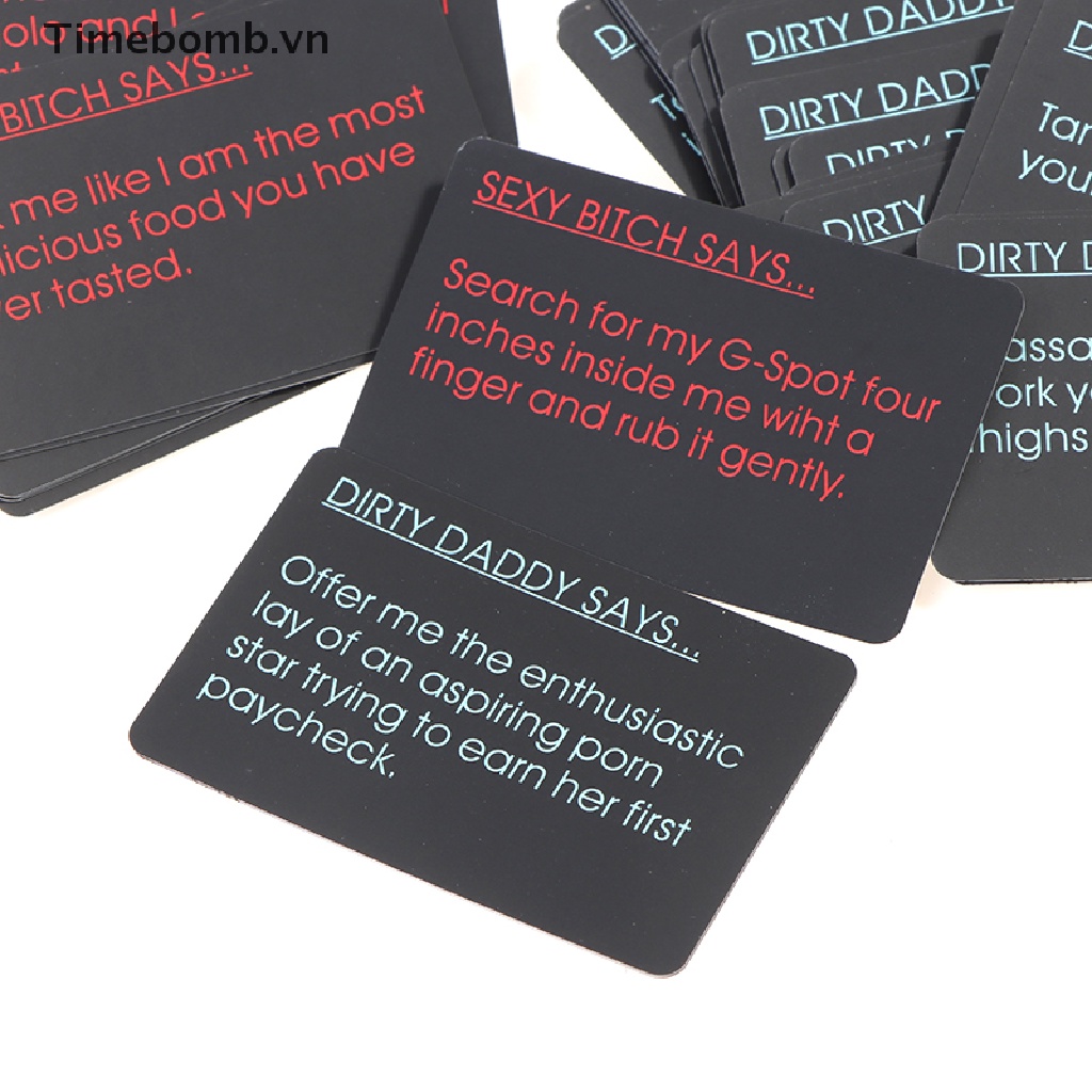 Bộ 108 Thẻ Bài Trò Chơi Risque Vui Nhộn Trang Trí Phòng Ngủ