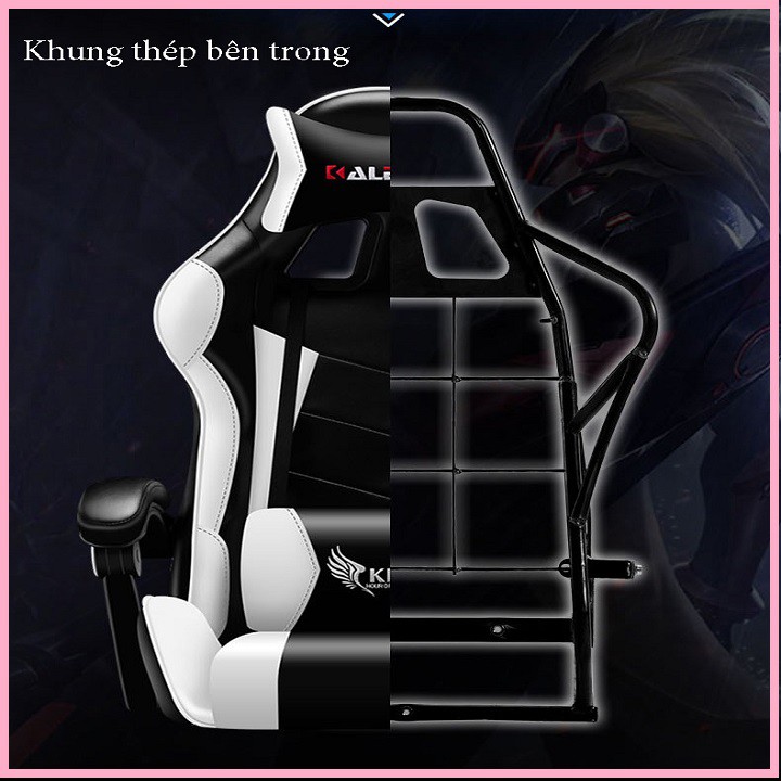 RE0646 Ghế chơi game ngả lưng duỗi chân cho game thủ KLW919 đệm cao su - Ghế game - Ghế xoay văn phòng | BigBuy360 - bigbuy360.vn