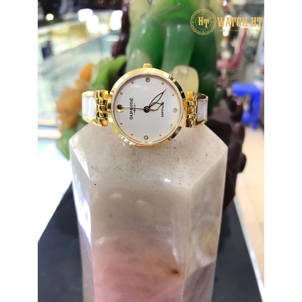 Đồng hồ nữ SUNRISE 9957SA full hộp, thẻ chính hãng, Kính Sapphire chống xước