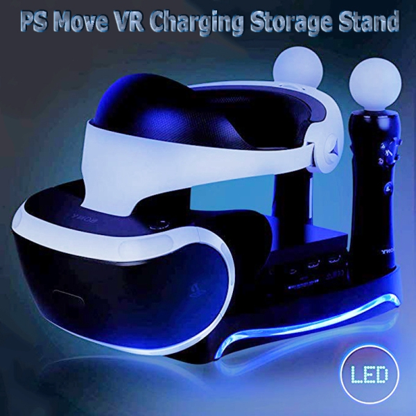 Giá đỡ sạc lưu trữ PS4 PS Move VR 4 trong 1 tiện dụng