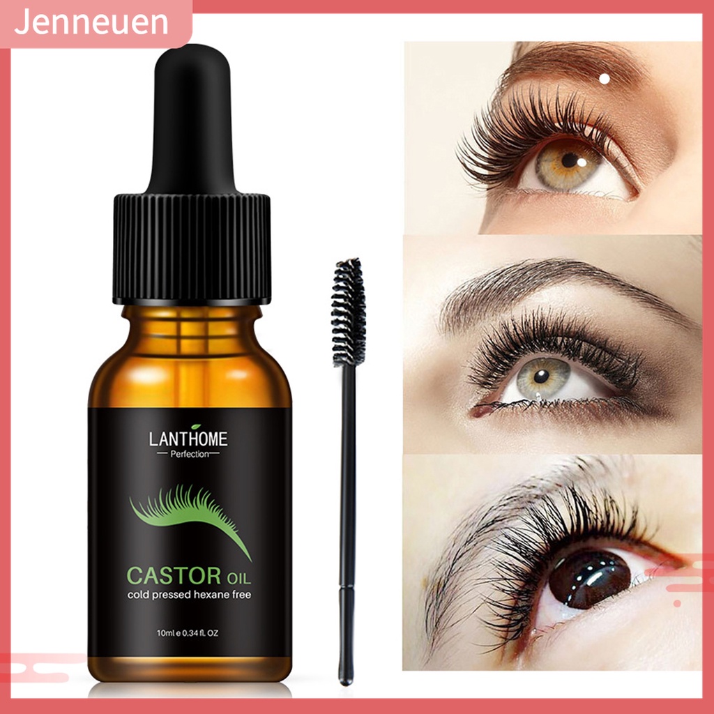 Dầu Thầu Dầu Kích Thích Mọc Lông Mi / Lông Mày Không Gây Kích Ứng 10ml