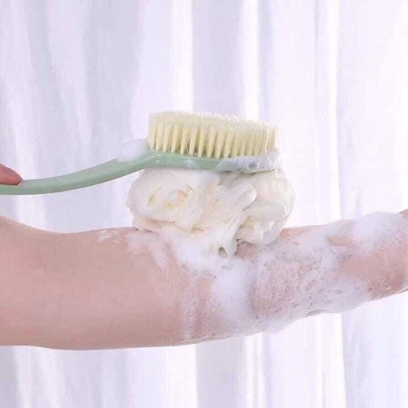 Con lưng 2 đầu kèm bông tắm